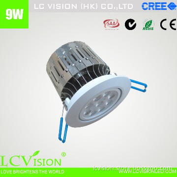 LED Lighting / 9W CREE LED Down light / Adjustable / 850lm
